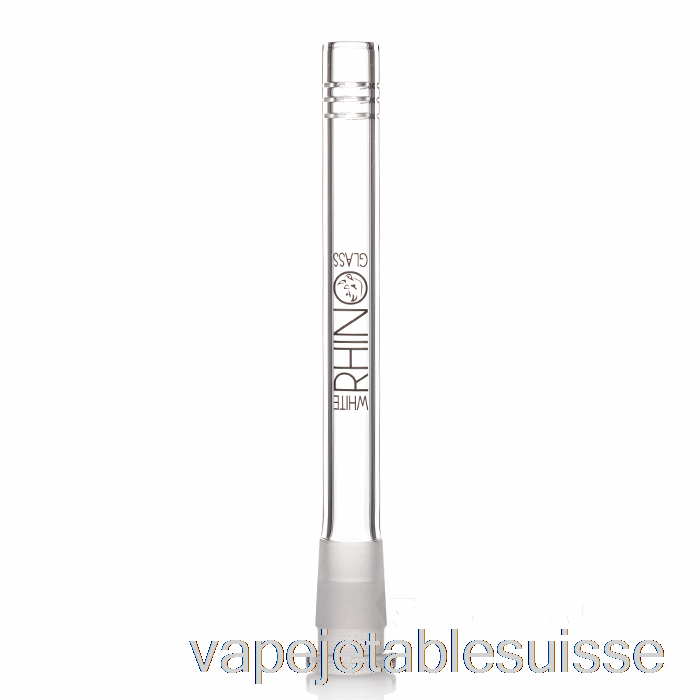 Vape Suisse Rhinocéros Blanc 19/14 Tige En Verre 6 Pouces